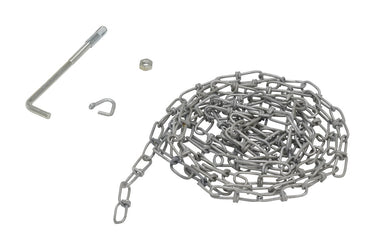 DOUBLE LOOP COIL CHAIN W/HANGER 15 FT